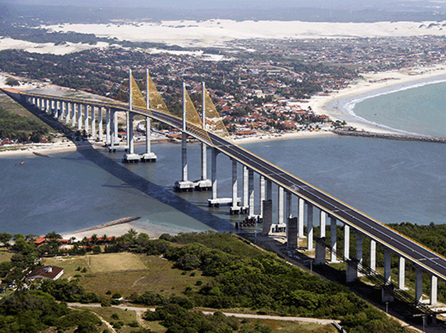 Ponte Estaiada Forte Redinha sobre o Rio Potengi - Natal/RN